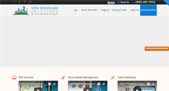 Desktop Screenshot of newstandardsolutions.com